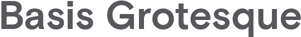 p2_10 Basis Grotesque Font